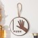 Panel Decorative Index of MDF "Push" 1x14x18 cm