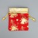 Bag gift plush "New Year's salutes", bells, embossing, 10 x 12 cm +/- 1.5 cm, New Year
