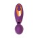 Double stimulation of L’Eroina Megam, silicone, purple color, 27.5 cm