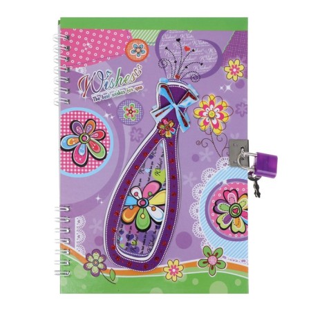Notebook Gift Book on a lock, A5, 50 sheets, line, "VAZ", mix-1