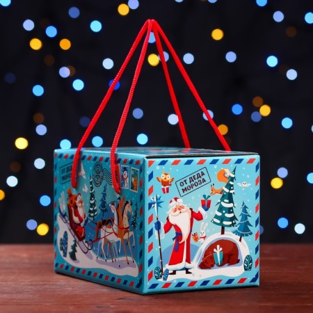 Gift box "Postal", package 20 x 12 x 12 cm-2