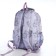 School backpack of textiles on lightning, 4 pockets, lilac color