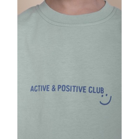 T -shirt for boys, height 122 cm, menthol color-3