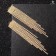 Hanging earrings with rhinestones "Waterfall" a large square, white color in gold, 10 cm