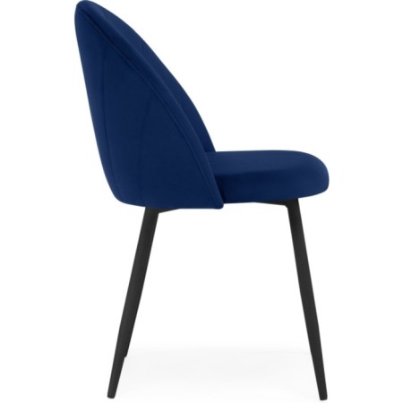 STULL OF A MARAL CARKASAS Logan Metal/velor, Black/Blue 48x52x82 cm-2