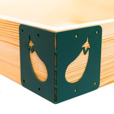 801-018GR Corner corner for eggplant beds 801-018GR 8.8x8.8x10 cm