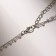 Pearl pearl “chain” Olympia, heart, white color in silver, 40 cm