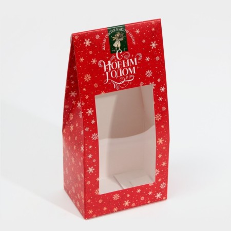 Folding box "Retro Post", 9 x 19 x 6 cm, new year-3