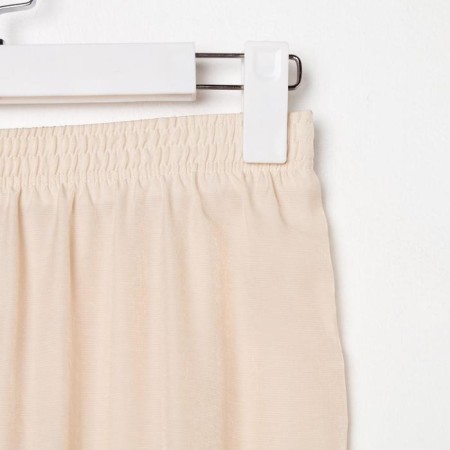 Female pajamas (shirt and trousers) KAFTAN beige, r.48-50-11