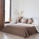 Scande blanket, size 220x240 cm, brown color