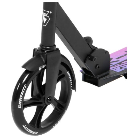 Sugan Graffiti City 200, folding, Pu 200 mm wheels, ABEC 7 Carbon, Black color-2