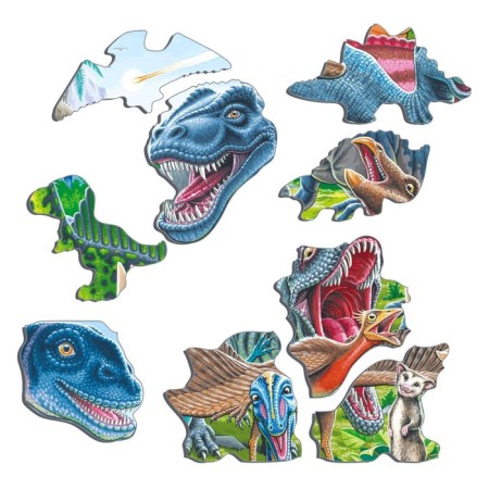 Larsen puzzle "Happy dinosaurs", 43 elements-2