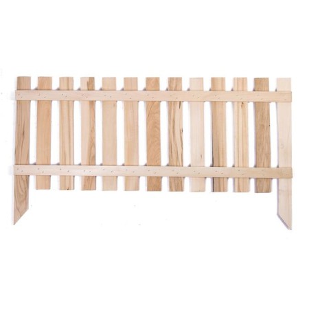 Decorative fence, 45 × 110 cm, 1 section, wood, "line", Greengo-8
