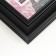 Photo frame plastic, textiles on 4 photos "Travel to Paris" with clothespins, black 60x30 cm