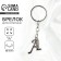 A keychain for keys is the letter “only for you. A ", 8 x 3 cm