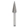 Metal Balls Konic KWB 13x30 mm, shank d = 6 mm, high -speed steel HSS