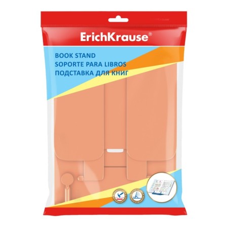 Book stand plastic Erichkrause Caribbean Sunset, plastic, orange-1