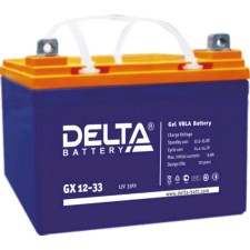 Аккумуляторная батарея Delta GX 12-33, 12 В, 33 А/ч