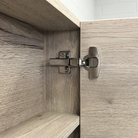 Mirror Comfort Comforty Mario 60 for the bathroom, color smoky oak color-6