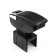Substarmers are universal with an ashtray and a stand in a cup holder, black,