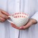 Ceramic mug "hearts", 290 ml, white color