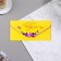 Money envelope "On a wonderful birthday!" cutting, part inside, butterflies, 9.3x19 cm