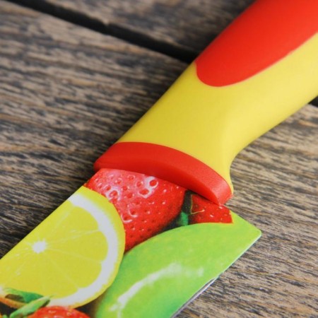 A kitchen -kitchen knife with an anti -wound coating of the “fruit” shares, a blade 20 cm-1