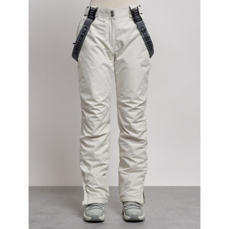 Semi -combinezone female ski insulated, size 46, white color-8