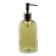 Liquid soap dispenser, 7.5x7.5x19.5 cm, green color