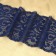 Lace elastic fabric, 175 mm × 2.7 ± 0.5 m, blue color
