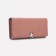 Women's wallet on magnets, pink color
