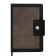 The diary is notathered, A5, 140l, cage, region, on the button, black/gray