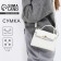 Bag Women's Messoriner, white color 19*13*7 cm
