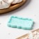 Silicone Mold “Happy Birthday”, 6 × 3.7 × 0.6 cm, turquoise color