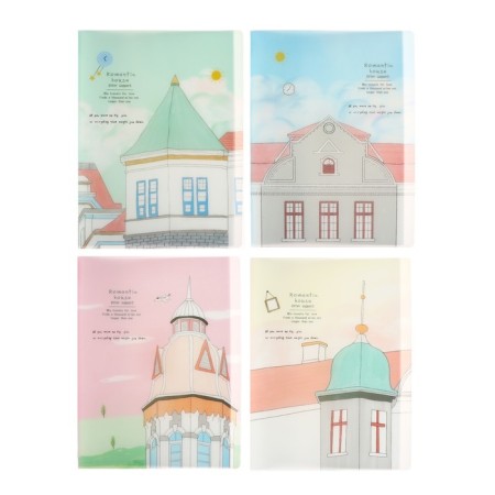 A4 format folder, with 40 transparent files, "attraction" mix