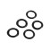 Ring for imported excuses Masterprof Isa. 131556, 14x19 mm, set of 50 pcs.