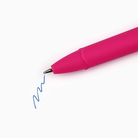 Gel pen, blue paste, 0.5 mm, plastic "since March 8"-1