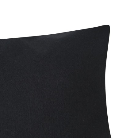 Pillowcase Ethel 70x70, black color, 100% cotton, calico 125g/m2-1