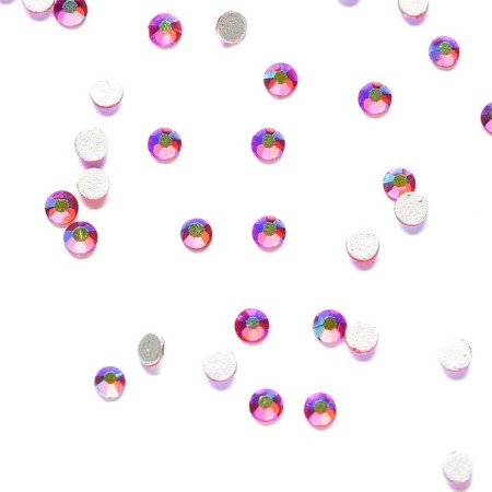 Rhinestones holographic TNL, No. 6 "Raspberry", 50 pcs