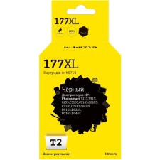 Струйный картридж T2 IC-H8719 (C8719HE/177XL/177 XL/177) для принтеров HP, черный