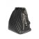 Women's backpack, eco -leather, Ludor black, 30x16x33 cm