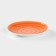 Porcelain plate Infinity, d = 17.5 cm, orange