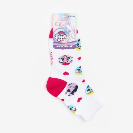 Children's socks, my little pony, "Emotions", 18-20 cm-4