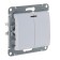 Glossa switch Sche GSL000153, 10 A, 2 keys, with backlight, hidden, white