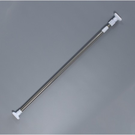 Bathroom cornice telescopic shade, 90-160 cm, reinforced, gray color-5