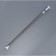 Bathroom cornice telescopic shade, 90-160 cm, reinforced, gray color