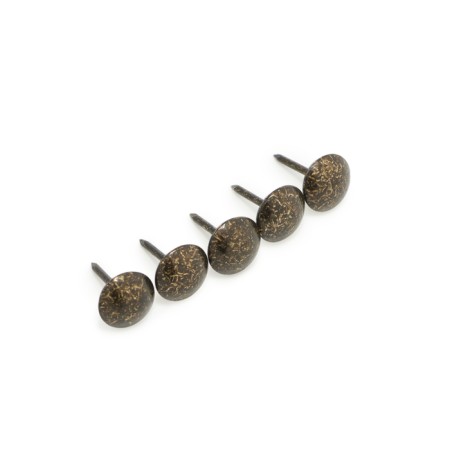 Decorative nails are 11x17 mm, the color is ancient bronze 058, in the package 500 pcs.-12