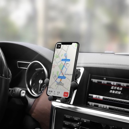 Holder for a smartphone in the auto Hoco Ca51, 4-6.5 ", black-6