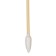 Cotton sticks, package 200 pcs., Tip - sharp, cotton/bamboo (stick)
