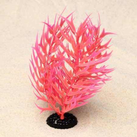 The artificial aquarium, luminous, 20 cm, red plant-1